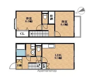 パルシックス【3号室】の間取り