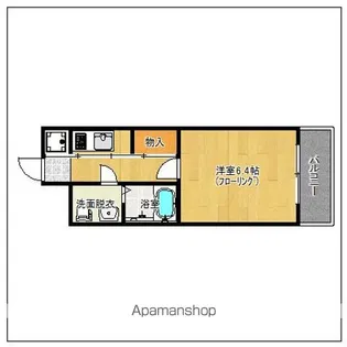 エステートモアPANO高宮【1階】の間取り