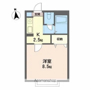エデル桜木【2階】の間取り