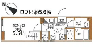 ハーミットクラブハウス横濱洋光台【1階】の間取り