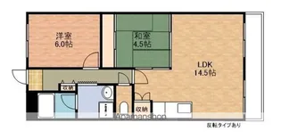 セリマンション【407号室】の間取り