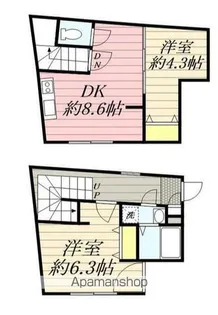 レクス新宿【1階】の間取り