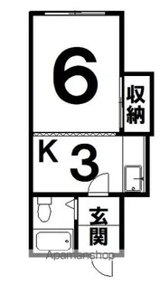 寿ハイツ【3階】の間取り