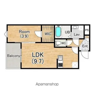(仮称)ジーメゾン大津タラッサ【102号室】の間取り