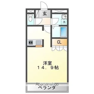 ハイム・ルミナス【201号室】の間取り