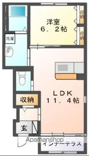 プランドール【1階】の間取り
