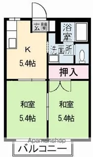 パークアベニュー 2号【201号室】の間取り