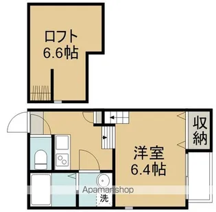 ハーモニーテラス67【1階】の間取り