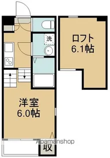 ホロニナテラス【2階】の間取り