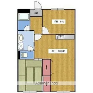 サンライズ高針台【201号室】の間取り