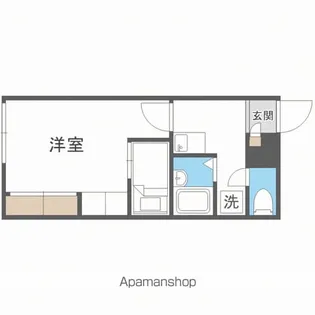 パレス鳥海【1階】の間取り