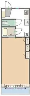 能越マンション【3階】の間取り