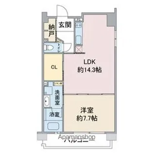 VELATO【4階】の間取り