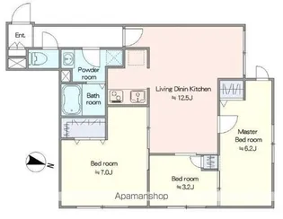 タスキSMART練馬【1階】の間取り