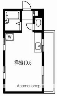 フラワー東高円寺【5階】の間取り