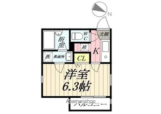 ブルク八潮【205号室】の間取り