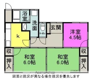 長野県松本市寿中2丁目【一戸建】の間取り