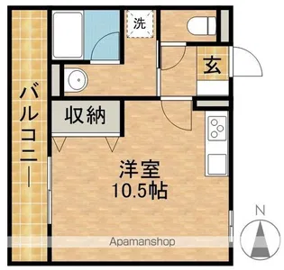 TORISIA浜松【2階】の間取り