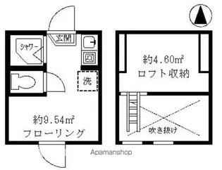 ティ・アーモ コンチェルト【103号室】の間取り