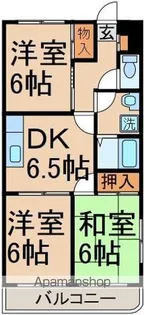 メヌエット石川【2階】の間取り