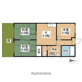 アネックス奥村【101号室】の間取り