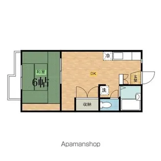 ハイツカジヤマ【2階】の間取り
