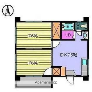 エステー立花【3階】の間取り