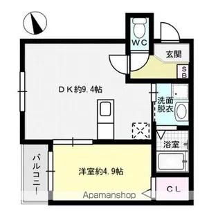 KAP六本松【2階】の間取り