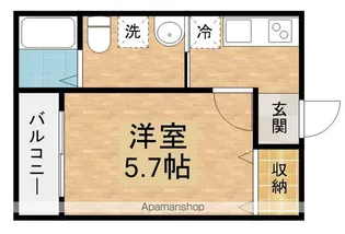 スマーブル武蔵野Ⅱ【1階】の間取り