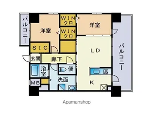 ティーエム薬院【5階】の間取り