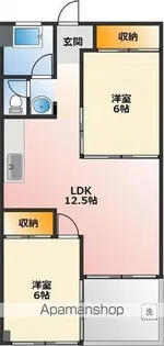 第一岐阜県ビル【705号室】の間取り