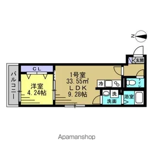 HFR蘇我 B棟【2階】の間取り