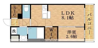 ArtizA都島【13階】の間取り