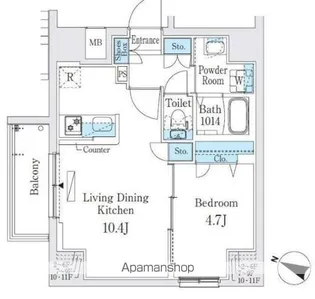 プライムブリス板橋本町【6階】の間取り