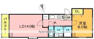 エトランゼ12宮本【107号室】の間取り