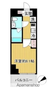 SHOKEN RESIDENCEお花茶屋【6階】の間取り