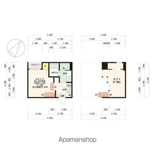ハーモニーテラス香椎駅東【2階】の間取り