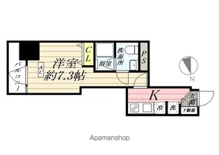 RELUXIA横濱鶴見Ⅲ【8階】の間取り