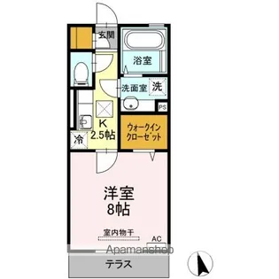 リバーサイド夕葉【1階】の間取り