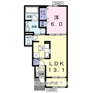 新潟県上越市東城町2丁目【アパート】の間取り