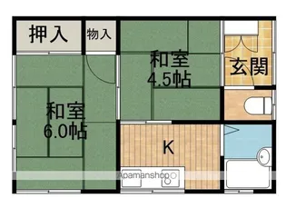 コーポヒロセⅡ【202号室】の間取り
