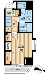 HF関内レジデンス【3階】の間取り