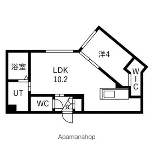 ALIVIS菊水【3階】の間取り