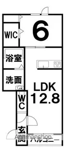 MOCA(モカ)【3階】の間取り