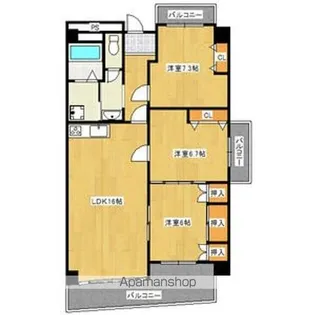 APT23【5階】の間取り