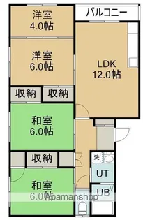 ハイツジュエリー(ハイツジュエリー)【101号室】の間取り
