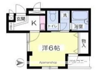 ランドスペース福工大前駅【2階】の間取り