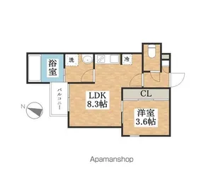 REGALEST上小田井4(フォー)【201号室】の間取り