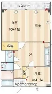 プリンシパル羽村【303号室】の間取り