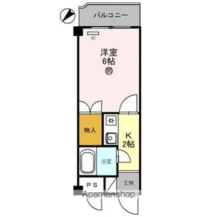 コーポ朝倉【1階】の間取り